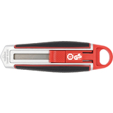 WEDO cutter de scurit long Blade, lame: 18 mm, rouge/noir