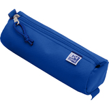 Oxford trousse ronde, polyester, rond, grand, bleu