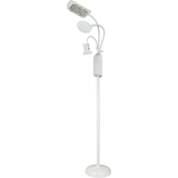 KLEIBER lampe LED sur pied avec pince & loupe, blanc