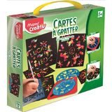 Maped creativ Cartes  gratter avec pochoir & mandalas