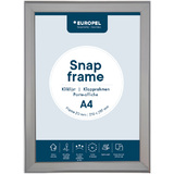 EUROPEL cadre porte-affiche, A4, 20 mm, anodis argent