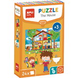 APLI kids Puzzle ducatif "The House",  24 pices