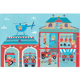 APLI kids Puzzle "Caserne de pompiers", 24 pices