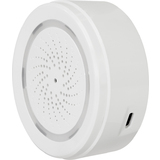 LogiLink Sirne d'alarme smart Wi-Fi, 90 dB, blanc