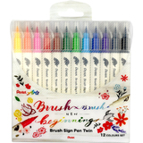 PentelArts feutre pinceau brushsignpen Twin, set de 12