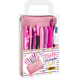 BIC kit d'criture "PINK & PURPLE" avec trousse, 10 pices