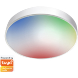 LogiLink plafonnier LED wifi Smart, compatible Tuya, blanc