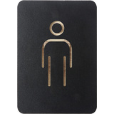 EUROPEL pictogramme "WC hommes", noir
