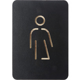 EUROPEL pictogramme "WC genre neutre", noir