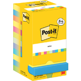 Post-it bloc-note adhsif, 76 x 76 mm, 8+4, energetic Col.