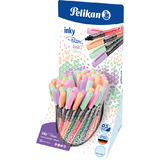 Pelikan stylo feutre  encre inky 273 pastel, en prsentoir