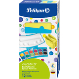 Pelikan Bote de peinture procolor 735, 12 couleurs