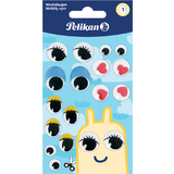 Pelikan sticker oeil mobile, 1 planche de 18 pices