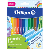 Pelikan feutre colorella star, tui carton de 10