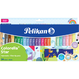 Pelikan feutre colorella star, tui carton 18+6