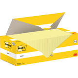 Post-it bloc-note adhsif, 76 x 76 mm, 12+12 GRATUIT, jaune