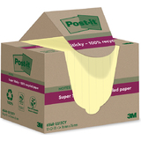 Post-it super Sticky recycling Notes, 76 x 76 mm, jaune