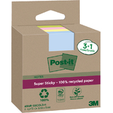 Post-it super Sticky recycling Notes, 76 x 76 mm, color