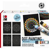 Marabu kit de peinture point  point Dot pen "Mandala"