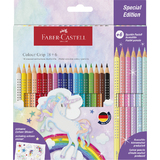 FABER-CASTELL crayon de couleur triangulaire colour GRIP