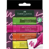 FABER-CASTELL surligneur TEXTLINER 1546 NEON, tui de 4