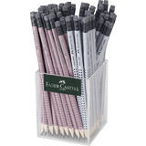 FABER-CASTELL crayon graphite grip 2001 avec gomme, en pot