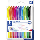 STAEDTLER stylo  bille rtractable ball 4230 M, tui de 10