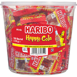 HARIBO bonbon glifi aux fruits happy COLA Minis, bote