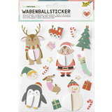 folia sticker boule en papier de Nol CHRISTMAS