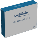 ANSMANN pile alcaline LR1, 1,5 V, en lot de 8