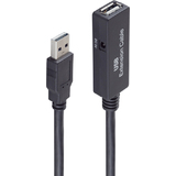 shiverpeaks Cble de rallonge basic-s USB 2.0 actif, 5,0 m