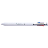 Pentel stylo  bille rtractable 4 couleurs iZee, blanc