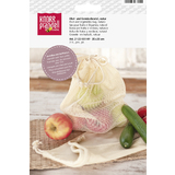 KNORR prandell Sac en coton pour fruits et lgumes, naturel