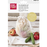 KNORR prandell Sac en coton pour fruits et lgumes, blanc