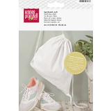 KNORR prandell Sac de sport en coton, 380 x 420 mm, blanc