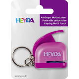 HEYDA perforateur  motif mini "coeur", avec porte-cl