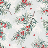 PAPSTAR serviette  motif de Nol "Yew Branches"