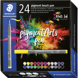 STAEDTLER feutre pigment brush pen, tui carton de 24
