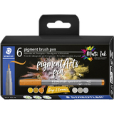 STAEDTLER feutre pigment brush pen "Greys & Caramels"
