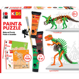 Marabu kids Kit peinture & puzzle Little Artist, dinos