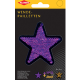 KLEIBER etoile en sequins rversibles, violet-or