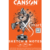 CANSON bloc de dessin XS'MART sketch & NOTES, A4