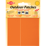 KLEIBER patch d'extrieur, autocollant, 65 x 120 mm, orange