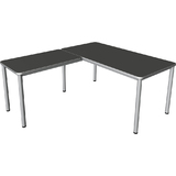 kerkmann bureau PRIME avec extension, (L)1.600 mm,