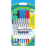 Paper:Mate stylo  bille Kilometrico, blister de 8, assorti