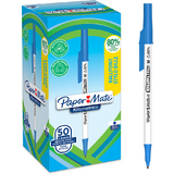 Paper:Mate stylo  bille Kilometrico, bote de 50, bleu