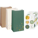 HEYDA kit calendrier de l'Avent, sachets en papier, grand