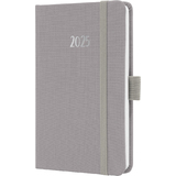 sigel agenda de poche Jolie feel 2025, textile, A6, gris