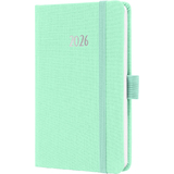 sigel agenda de poche Jolie feel 2026, textile, A6, menthe