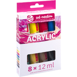 ROYAL talens Acrylique art Creation, 12 ml, set de 8